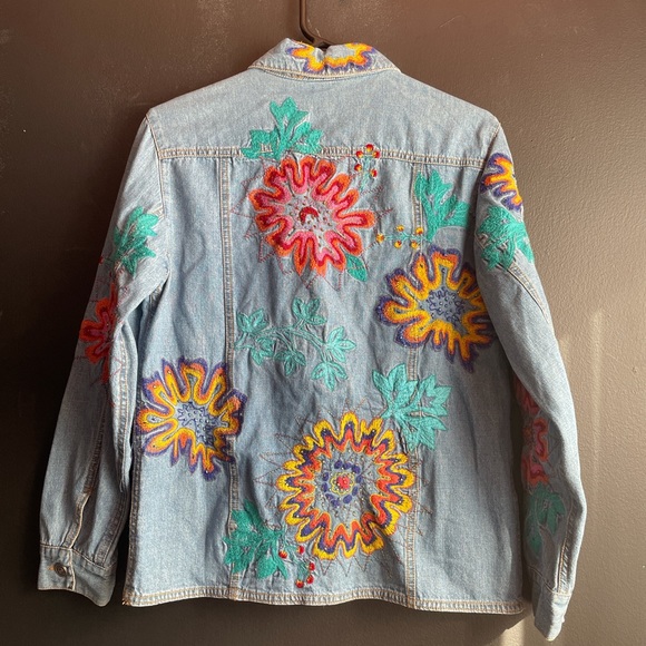 Embroidered Jean Jacket - Picture 3 of 3